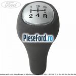 Nuca schimbator piele cutie viteza 5 trepte B5/IB5 silver Ford Fiesta 1996-2001 1.25 i 16V 75 cp