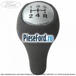 Nuca schimbator piele cutie viteza 5 trepte B5/IB5 silver Ford Fiesta 1996-2001 1.4 i 16V 90 cp
