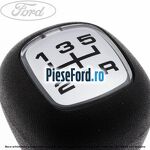 Nuca schimbator, plastic cutie 5 trepte centru argintiu Ford Escort 1995-1998 1.8 16V 105 cp