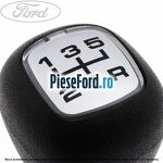 Nuca schimbator, plastic cutie 5 trepte centru argintiu Ford Escort 1995-1998 RS 2000 150 cp