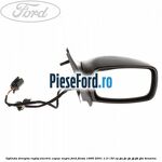 Oglinda dreapta reglaj electric capac negru Ford Fiesta 1996-2001 1.3 i 50 cp