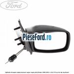 Oglinda dreapta reglaj manual capac negru Ford Fiesta 1996-2001 1.8 DI 75 cp