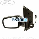 Oglinda stanga reglaj electric capac negru Ford Fiesta 2002-2005 1.25 16V 70 cp