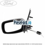Oglinda stanga reglaj manual capac negru Ford Fiesta 1996-2001 1.4 i 16V 90 cp