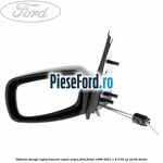 Oglinda stanga reglaj manual capac negru Ford Fiesta 1996-2001 1.8 D 60 cp