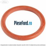 Oring portocaliu 21 conducta radiator clima Ford C-Max 2011-2015 1.0 EcoBoost 125 cp M1DA, M1DD benzina