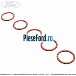 Oring portocaliu 26 conducta radiator clima Ford Grand C-Max 2011-2015 1.0 EcoBoost 100 cp M2DA, M2DC benzina