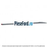 Ornament cromat panou spate dreapta model 3 usi Ford Fiesta 2017-2023 1.1 Ti-VCT 75 cp