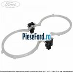 Ornament iluminat LED suport pahar consola centrala Ford Fiesta 2013-2017 1.5 TDCi 75 cp