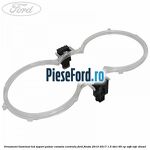 Ornament iluminat LED suport pahar consola centrala Ford Fiesta 2013-2017 1.5 TDCi 95 cp