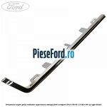 Ornament negru grila radiator superioara stanga Ford EcoSport 2013-2018 1.5 TDCi 90 cp