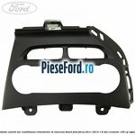 Ornament unitate control aer conditionat climatronic ST charcoal black Ford Focus 2011-2014 1.6 TDCi ECOnetic 105 cp NGDA, NGDB diesel