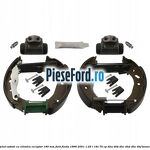 Pachet saboti cu cilindru receptor 180 mm Ford Fiesta 1996-2001 1.25 i 16V 75 cp