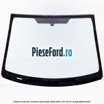 Parbriz verde, fara incalzire Ford Fiesta 2002-2005 1.25 16V 75 cp