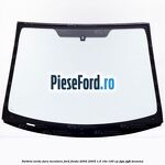 Parbriz verde, fara incalzire Ford Fiesta 2002-2005 1.6 16V 100 cp