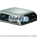 Plafon bena cu geamuri laterale argintiu Ford Ranger 2016-2020 2.2 TDCi 131 cp