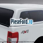 Plafon bena cu geamuri laterale Frozen White Ford Ranger 2019-2022 2.0 EcoBlue 4x4 130 cp