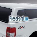 Plafon bena cu geamuri laterale Frozen White Ford Ranger 2019-2022 2.0 EcoBlue 4x4 Raptor 213 cp T20DD0J, YN2X diesel