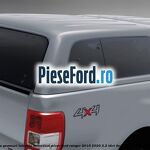 Plafon bena cu geamuri laterale Moondust Silver Ford Ranger 2016-2020 2.2 TDCi 4x4 160 cp