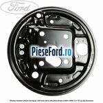 Platou tambur frana dreapta 180 mm fara ABS Ford Fiesta 1989-1996 1.4 75 cp FUF benzina