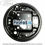 Platou tambur frana dreapta 180 mm fara ABS Ford Fiesta 1989-1996 1.6 Turbo 131 cp