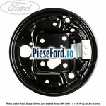 Platou tambur frana stanga 180 mm fara ABS Ford Fiesta 1996-2001 1.4 i 16V 90 cp