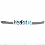 Protectie bara spate 5 usi hatchback, otel inoxidabil Ford Focus 2014-2018 1.6 TDCi ECOnetic 105 cp NGDA, NGDB diesel