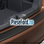 Protectie bara spate gri Ford Fiesta 2017-2023 1.0 EcoBoost 101 cp
