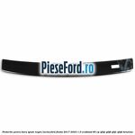 Protectie penru bara spate negru lucios Ford Fiesta 2017-2023 1.0 EcoBoost 85 cp Q0JA, Q0JB, Q0JC, Q0JD benzina