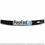 Protectie penru bara spate negru lucios Ford Fiesta 2017-2023 1.0 EcoBoost mHEV 125 cp B7JA, B7JB, B7JC Hybrid