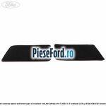 Set covorase spate mocheta, negre si cusaturi rosi Ford Fiesta 2017-2023 1.0 EcoBoost 125 cp