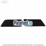 Set covorase spate mocheta, negre si cusaturi rosi Ford Fiesta 2017-2023 1.1 Ti-VCT 75 cp