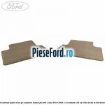 Set covorase spate, velur gri, cusatura nubuk gri Ford C-Max 2016-2020 1.0 EcoBoost 125 cp