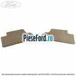 Set covorase spate, velur gri, cusatura nubuk gri Ford C-Max 2016-2020 1.5 TDCi 95 cp XXDA, XXDC, XXDD diesel