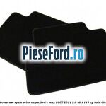 Set covorase spate velur negru Ford C-Max 2007-2011 2.0 TDCi 110 cp