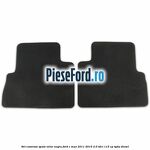 Set covorase spate velur negru Ford C-Max 2011-2015 2.0 TDCi 115 cp