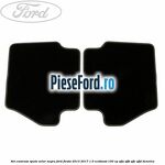 Set covorase spate, velur negru Ford Fiesta 2013-2017 1.0 EcoBoost 100 cp