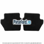 Set covorase spate, velur negru Ford Fiesta 2017-2023 1.0 EcoBoost 85 cp Q0JA, Q0JB, Q0JC, Q0JD benzina