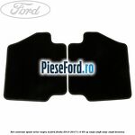 Set covorase spate, velur negru ST Ford Fiesta 2013-2017 1.0 65 cp XMJA, XMJB, XMJC, XMJD benzina