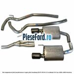 Set esapament Ford Performance negru Ford Mustang 2015-2018 2.3 EcoBoost 314 cp