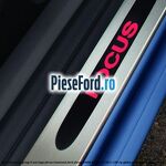 Set ornament prag 3 usi logo FOCUS iluminat Ford Focus 2008-2011 2.0 TDCi 136 cp