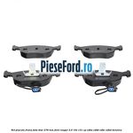 Set placute frana fata disc 278 mm Ford Cougar 2.0 16V 131 cp EDBA, EDBB, EDBC, EDBD benzina