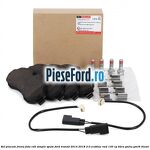 Set placute frana fata roti simple spate Ford Transit 2014-2018 2.0 EcoBlue RWD 130 cp