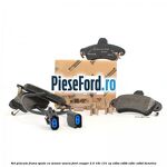 Set placute frana spate cu senzor uzura Ford Cougar 2.0 16V 131 cp EDBA, EDBB, EDBC, EDBD benzina