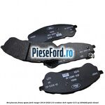 Set placute frana spate Ford Ranger 2019-2022 2.0 EcoBlue 4x4 Raptor 213 cp T20DD0J, YN2X diesel