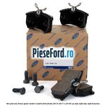 Set placute frana spate model confort Ford Fiesta 2013-2017 1.25 82 cp