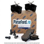 Set placute frana spate model confort Ford Fiesta 2013-2017 1.5 TDCi 95 cp XVJB, XVJC diesel