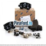 Set placute frana spate premium frana electrica Ford S-Max 2007-2014 2.0 145 cp AOWA, AOWB, TBWA, TBWB benzina