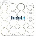 Set segmenti piston cota reparatie 0.5 Ford Focus 2008-2011 1.8 125 cp Q7DA, QQDA, QQDB benzina