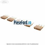 Siguranta 5 A bronz 3 pini Ford Fiesta 2008-2012 1.4 TDCi 70 cp F6JD, KVJA diesel